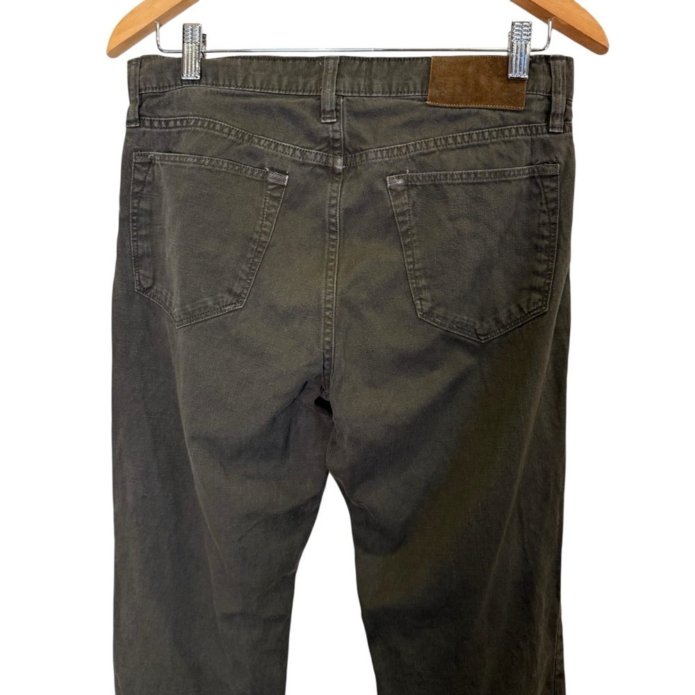 Men’s Todd Snyder Olive Slim Fit Jeans sz 30/30 - Picture 6 of 11